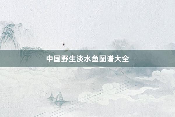 中国野生淡水鱼图谱大全